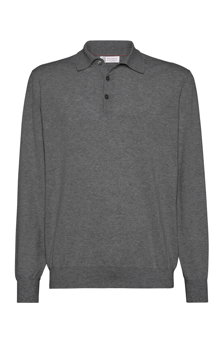 Brunello Cucinelli Polo-style sweater, Main, color, 