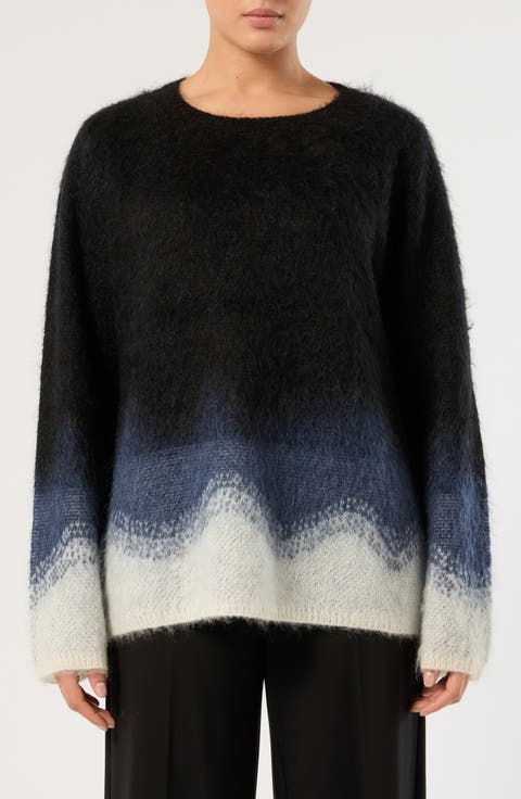 Sordine Crewneck Mohair Blend Sweater