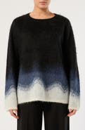 Marina Rinaldi Sordine Crewneck Mohair Blend Sweater