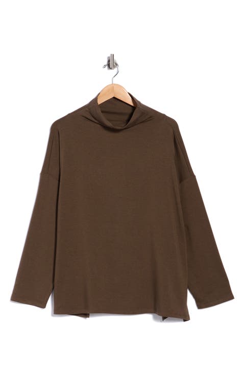 High Funnel Neck Box Top