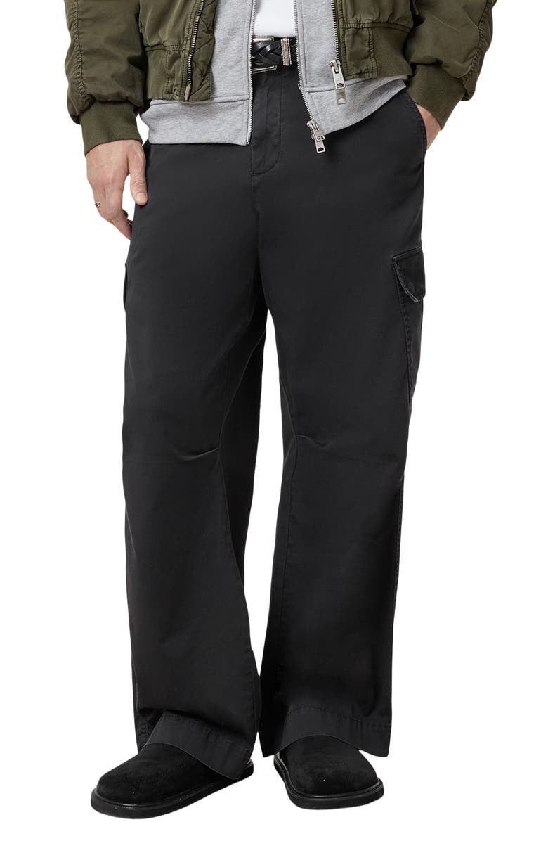 AllSaints Flynn Stretch Cotton Cargo Pants, Main, color, 