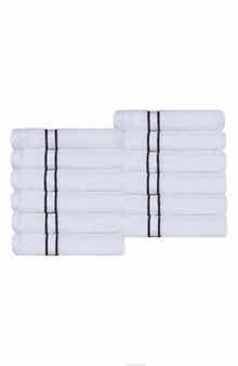 12-Piece Turkish Cotton Washcloths