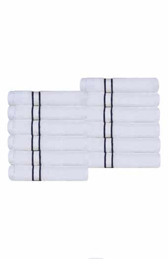 12-Piece Turkish Cotton Washcloths