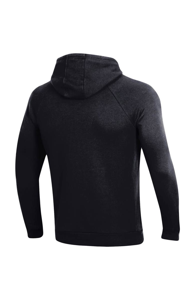 Under Armour Men's Under Armour Black Wisconsin Badgers Primary School Logo All Day Raglan Pullover Hoodie, Alternate, color, 