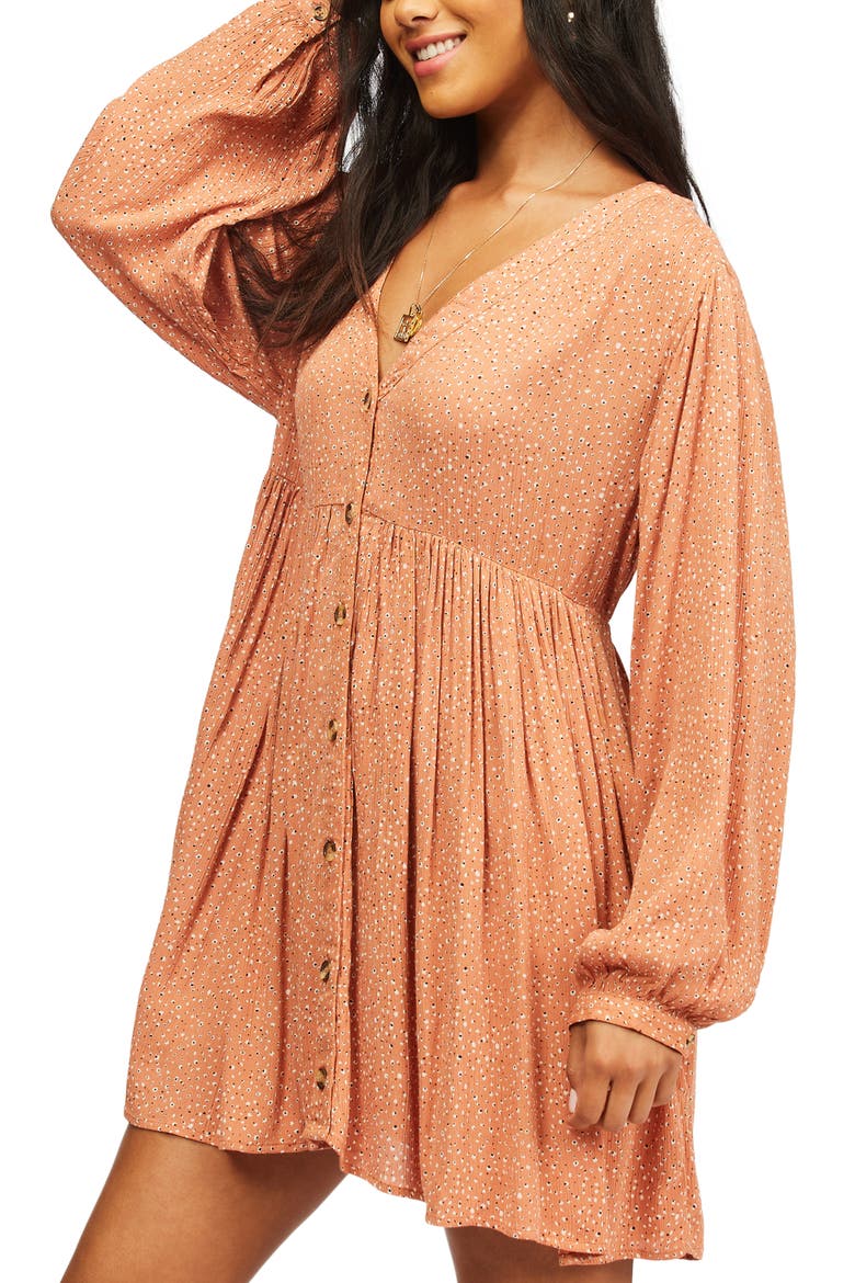 On the Way V-Neck Dress, Alternate, color, COCONUT