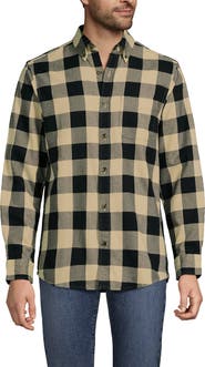 Lands' End Traditional Fit Flagship Flannel Shirt