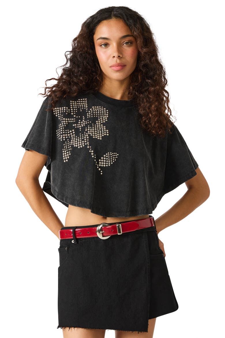 High Shine Glazed Faux Leather Belt, Alternate, color, RUBY
