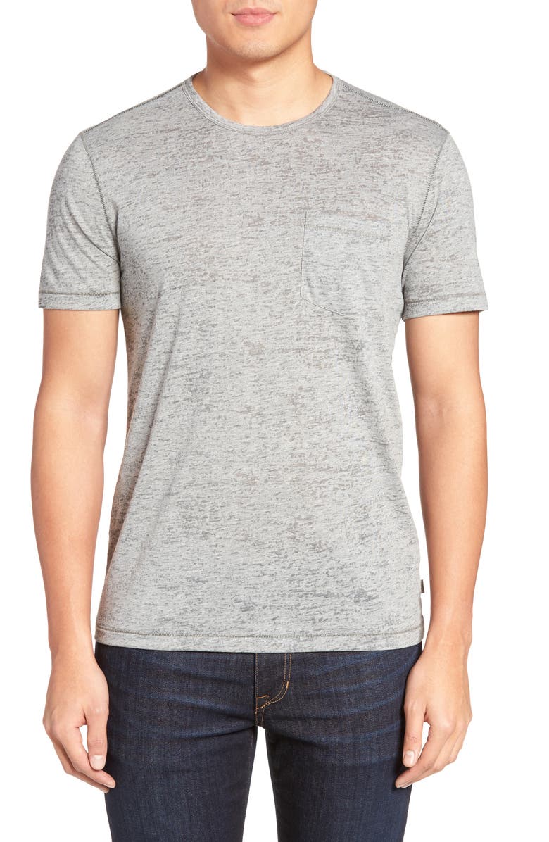 John Varvatos Star USA Burnout Slim Fit T-Shirt, Main, color, 
