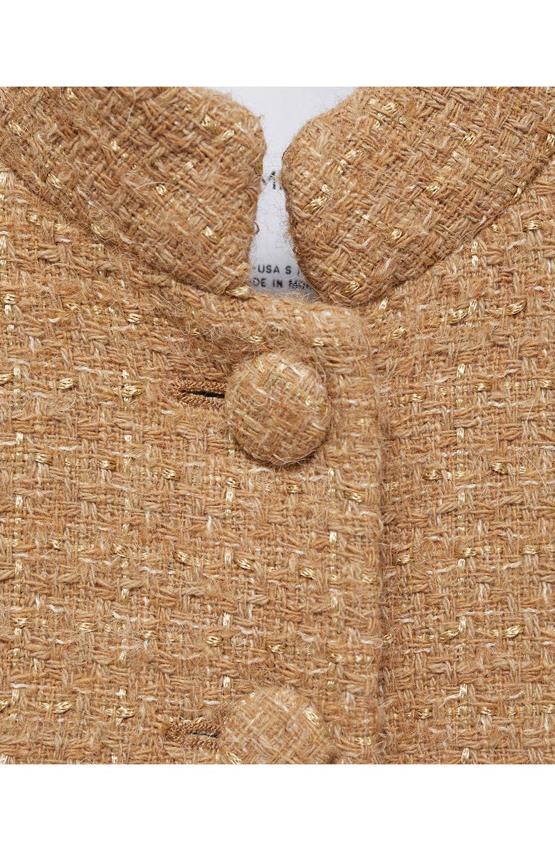 MANGO Tweed Blazer, Alternate, color,