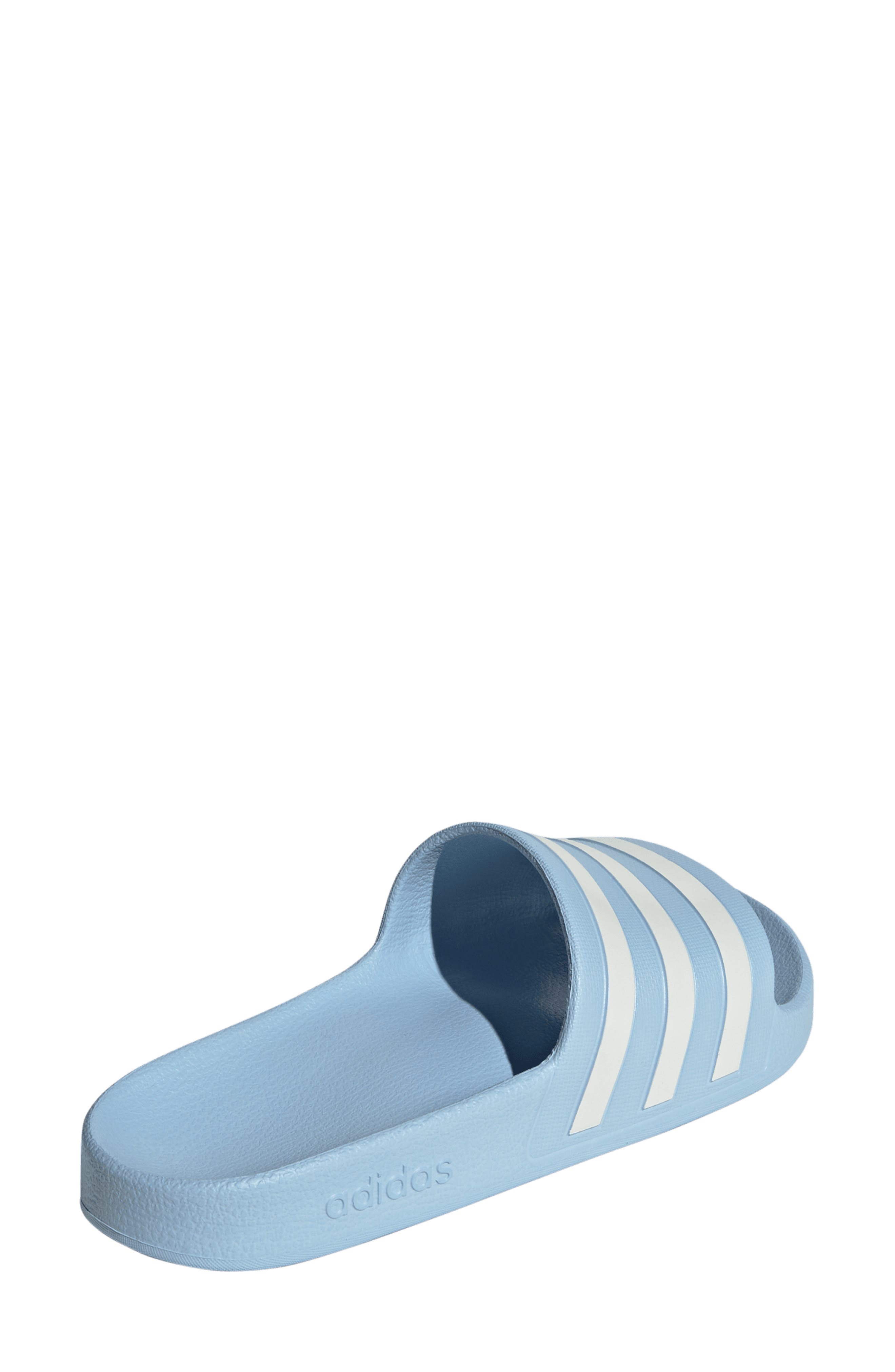 adidas Adilette Aqua Slide Sandal, Alternate, color, Blue/ Zero Met/ Zero Met