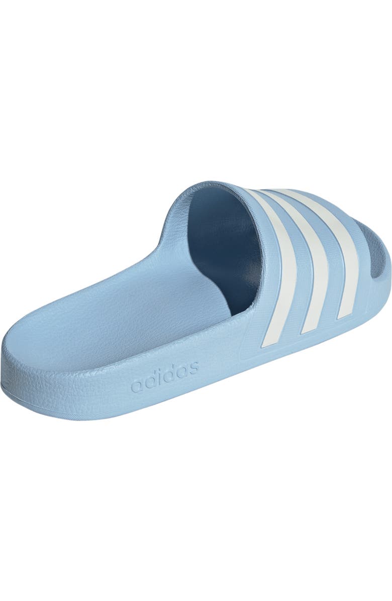 adidas Adilette Aqua Slide Sandal, Alternate, color, Blue/ Zero Met/ Zero Met