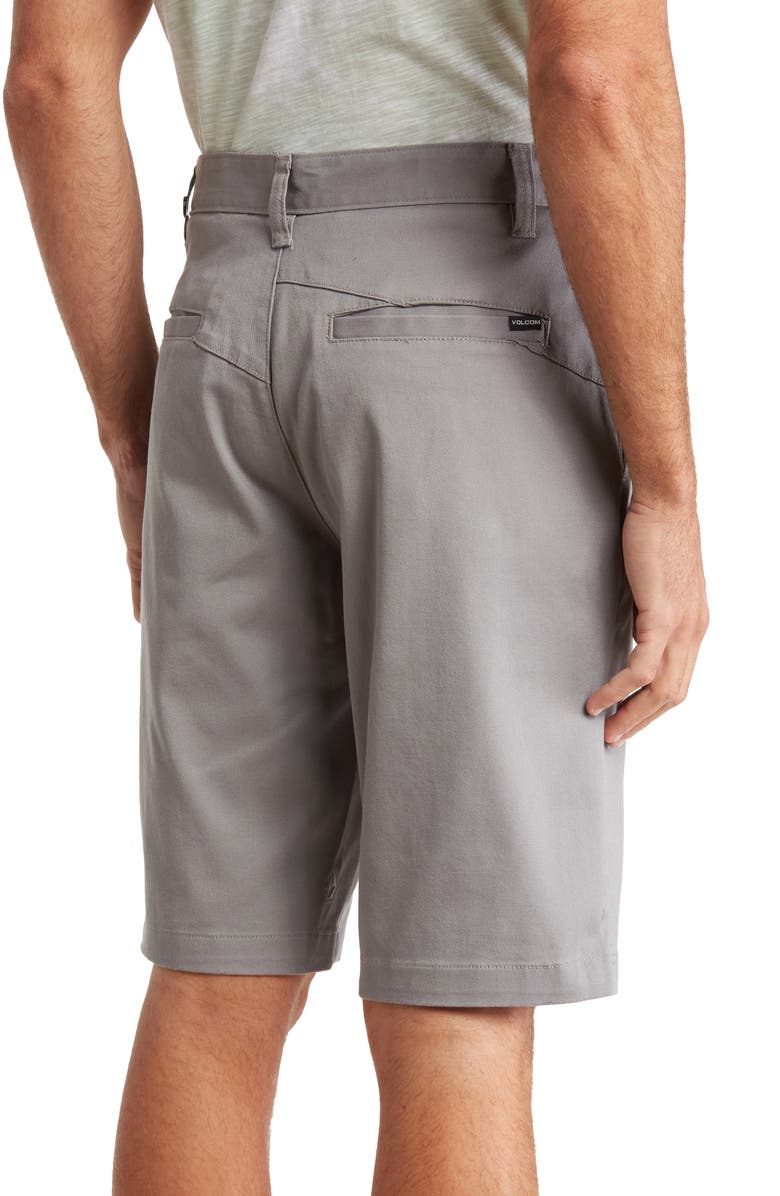 Volcom Monty Stretch Shorts, Alternate, color, Moonbeam 27