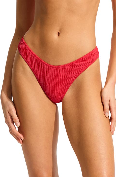 Rio High Cut Bikini Bottoms