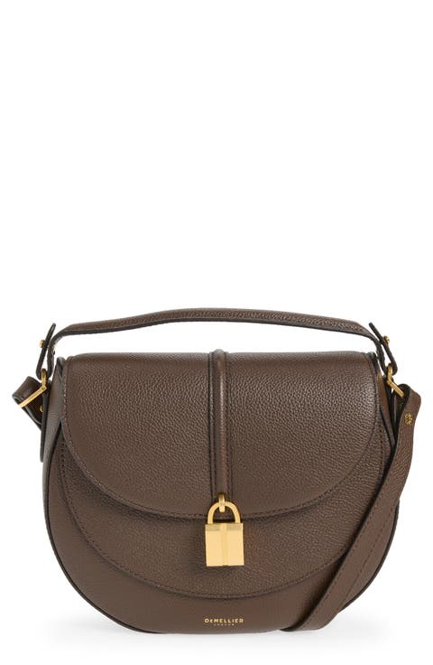 Siena Leather Saddle Crossbody Bag