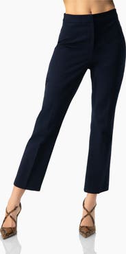 IVONNE Tailored Straight-Leg Trousers