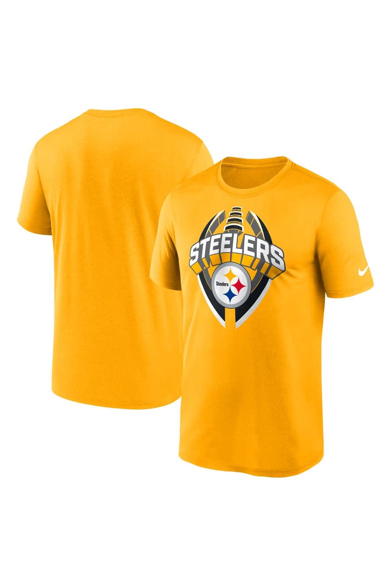 Men's Nike Gold Pittsburgh Steelers Legend Icon Performance T-Shirt, Main, color, Gold