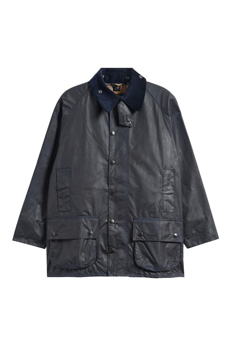 'Beaufort' Regular Fit Weatherproof Waxed Jacket, Alternate, color, NAVY