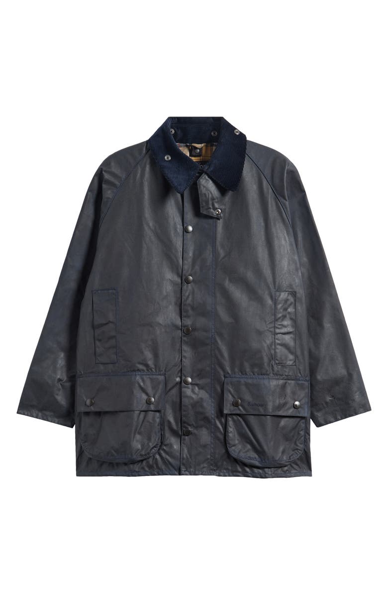 Barbour
Beaufort
Regular Fit Weatherproof Waxed Jacket, Alternate, color, Navy
