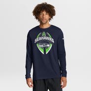 Nike Men's Nike College Navy Seattle Seahawks Primetime Legend Icon Performance Long Sleeve T-Shirt