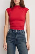 Good American Weightless Mock Neck Bodysuit