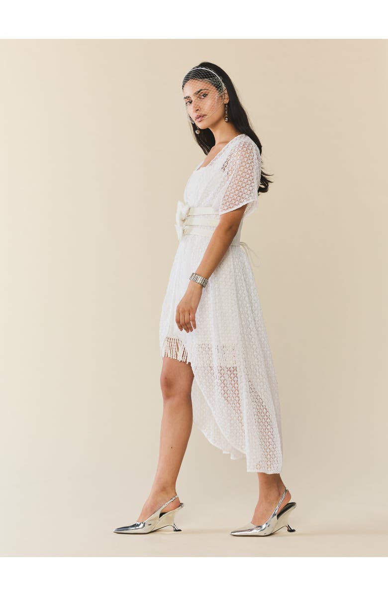 Eddy Jackie Cape, Alternate, color, Amour White Embroidery