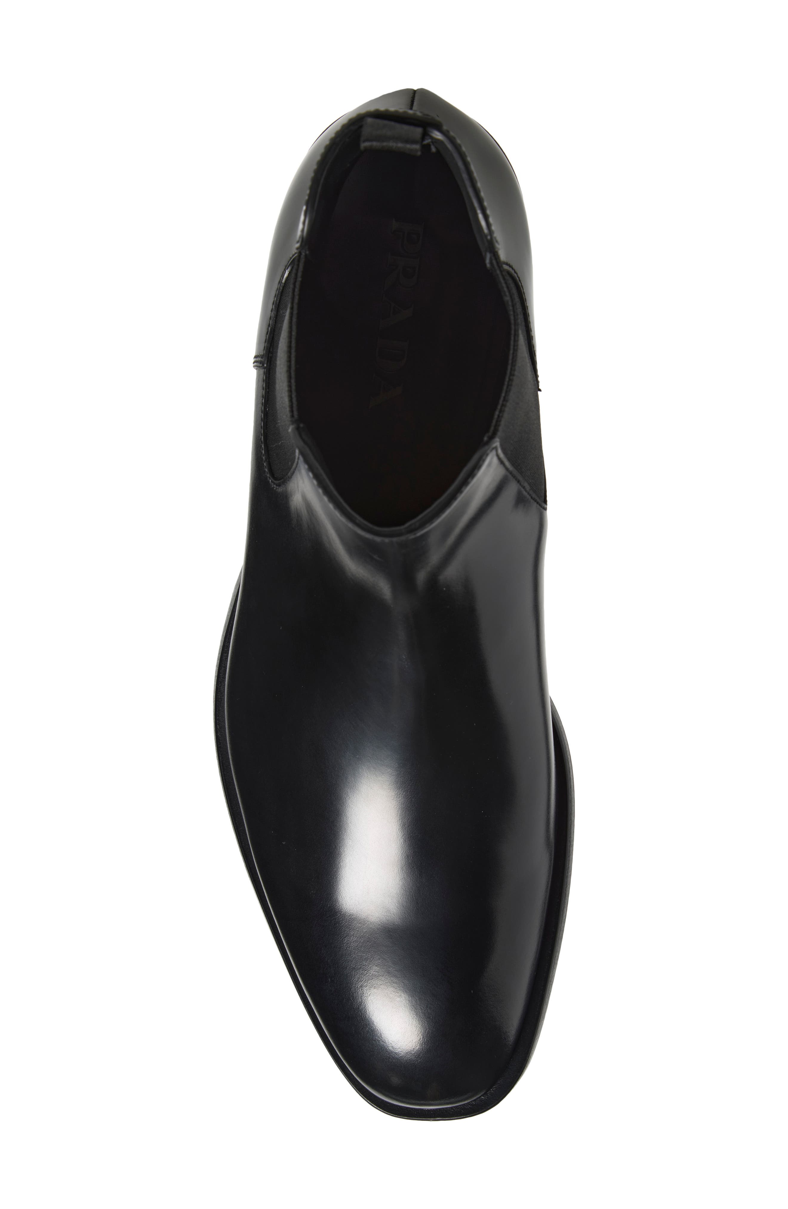 Leather Chelsea Boot, Alternate, color, NERO