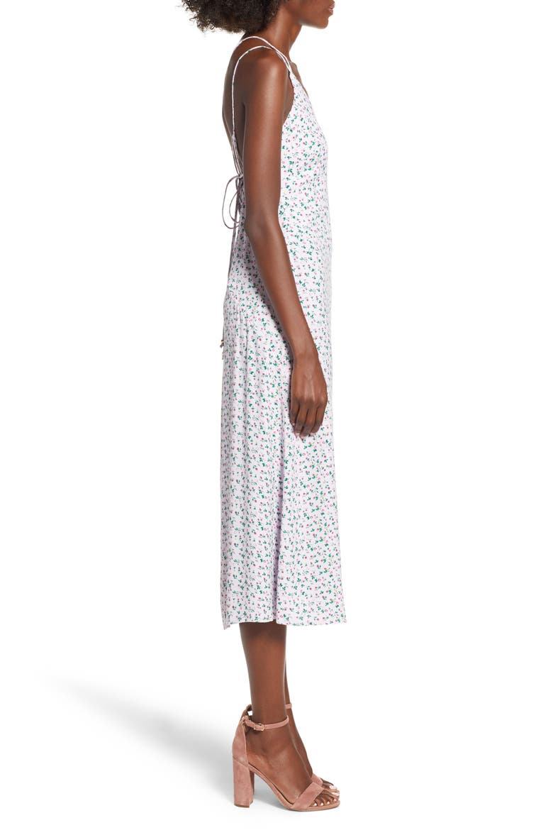 Wilder Midi Dress, Alternate, color, LILAC DITSY