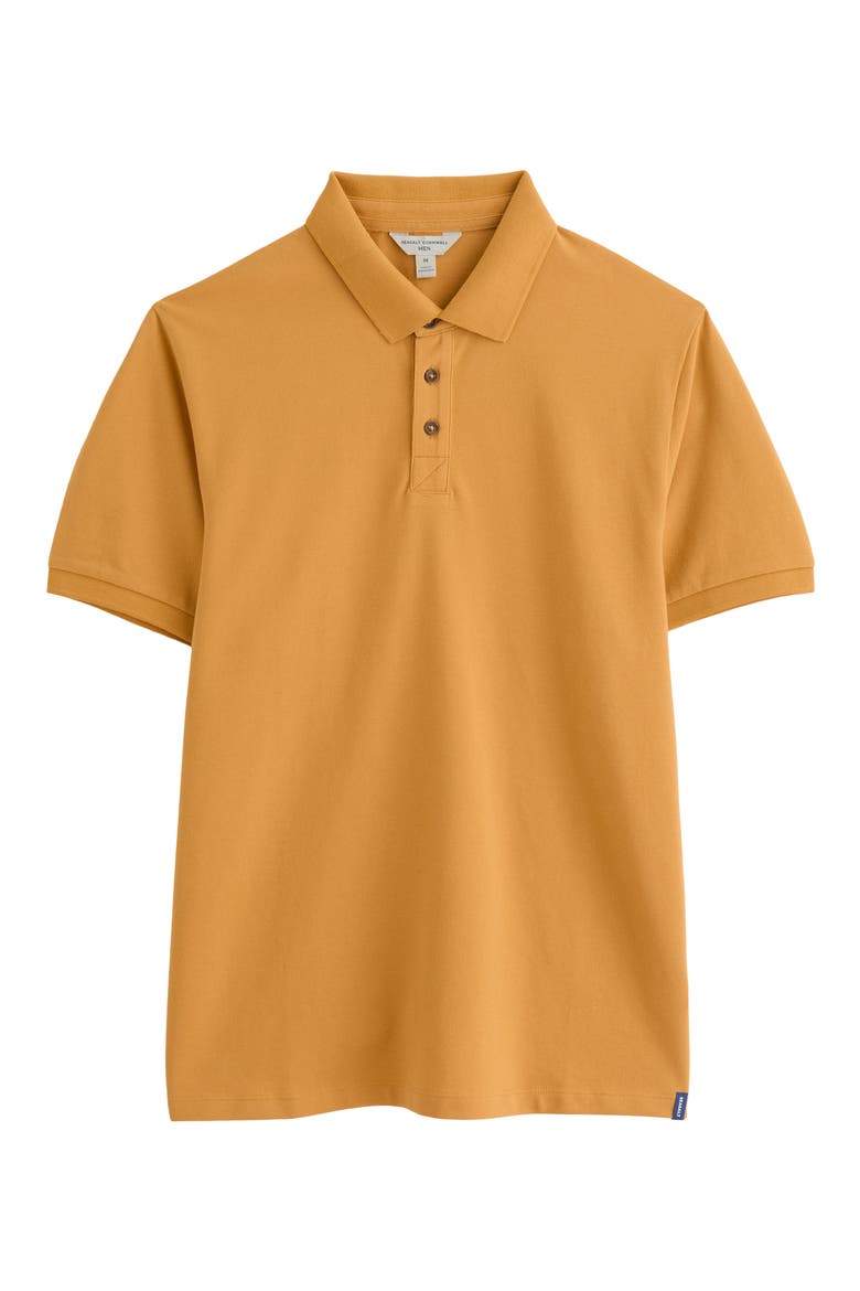 Balefire Organic Cotton Polo, Alternate, color, MUSTARD SEED