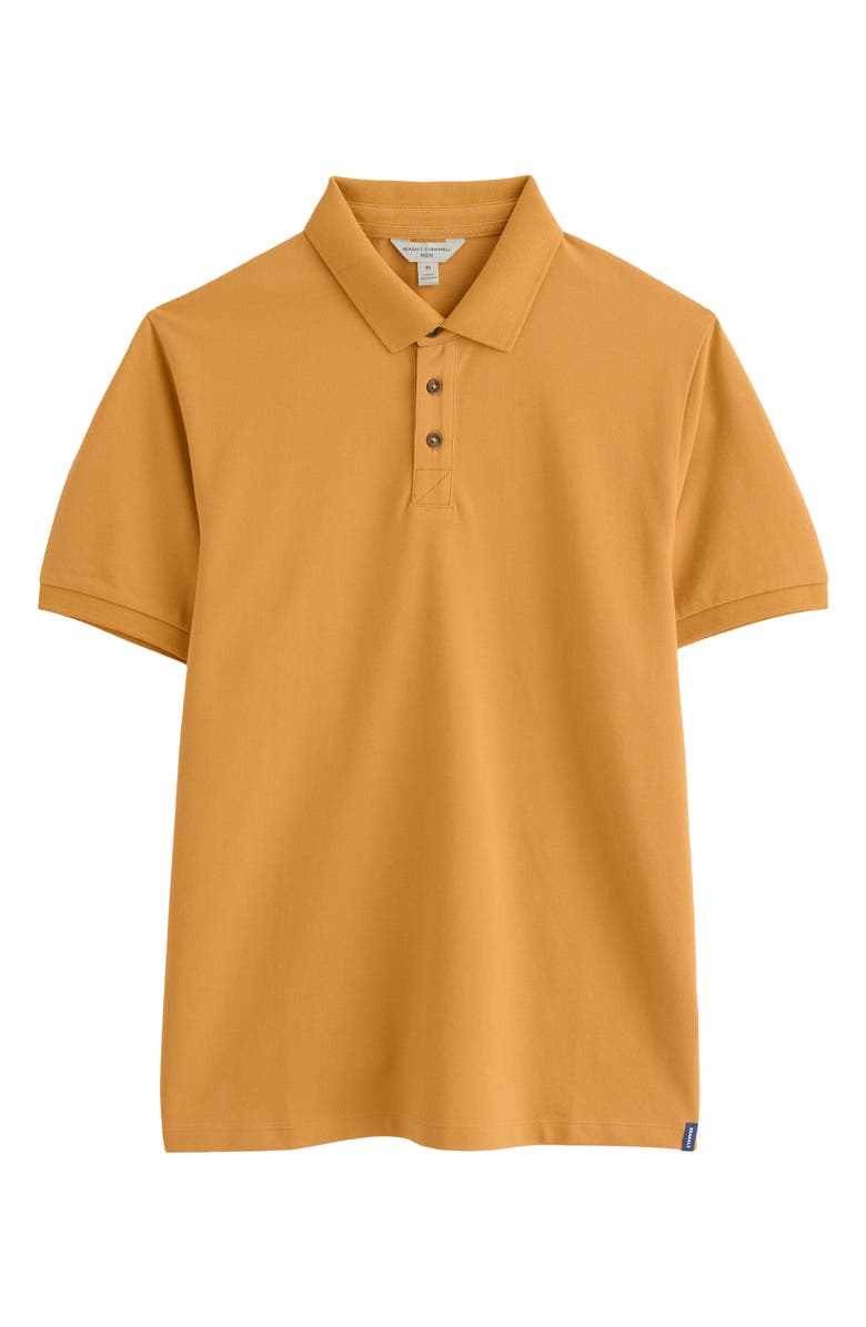 Seasalt Cornwall Balefire Organic Cotton Polo, Alternate, color, Mustard Seed