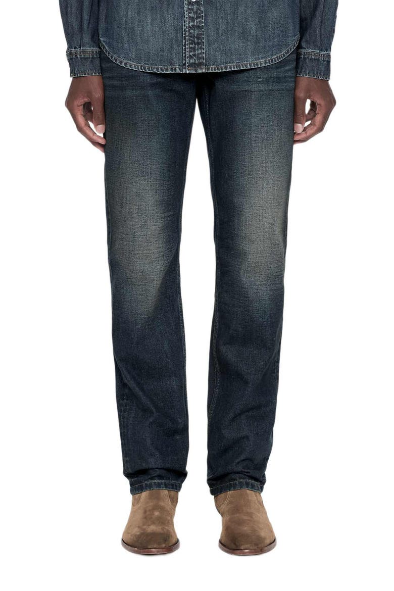 Slim Straight Leg Jeans, Main, color, TINTED DARK INDIGO