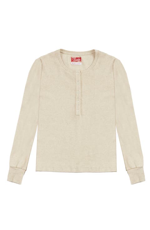 Coralie Long Sleeve Henley T-Shirt