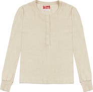 Fortela Coralie Long Sleeve Henley T-Shirt