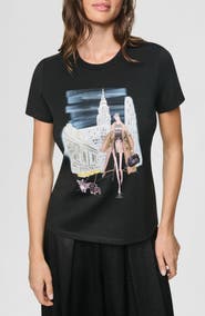 DKNY Midtown Dog Walkers Graphic T-Shirt