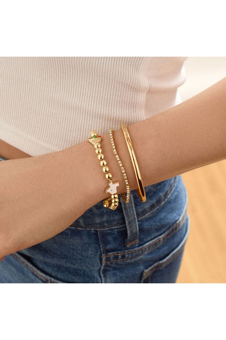 Texas Longhorns Pisa Bracelet, Alternate, color, Gold