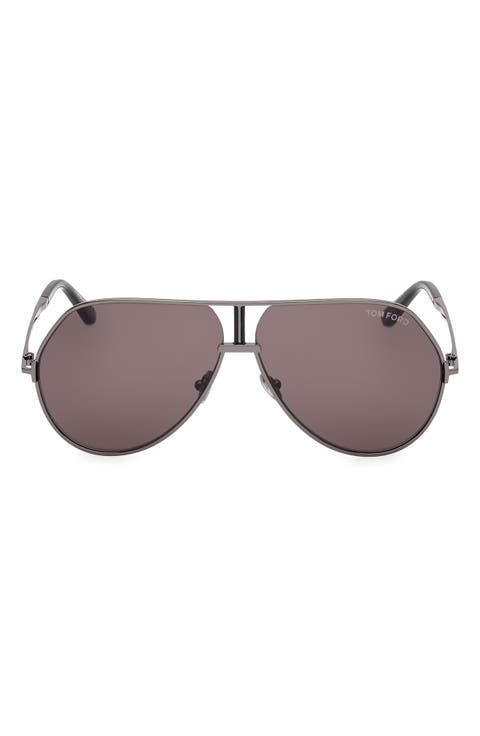 63mm Navigator Sunglasses