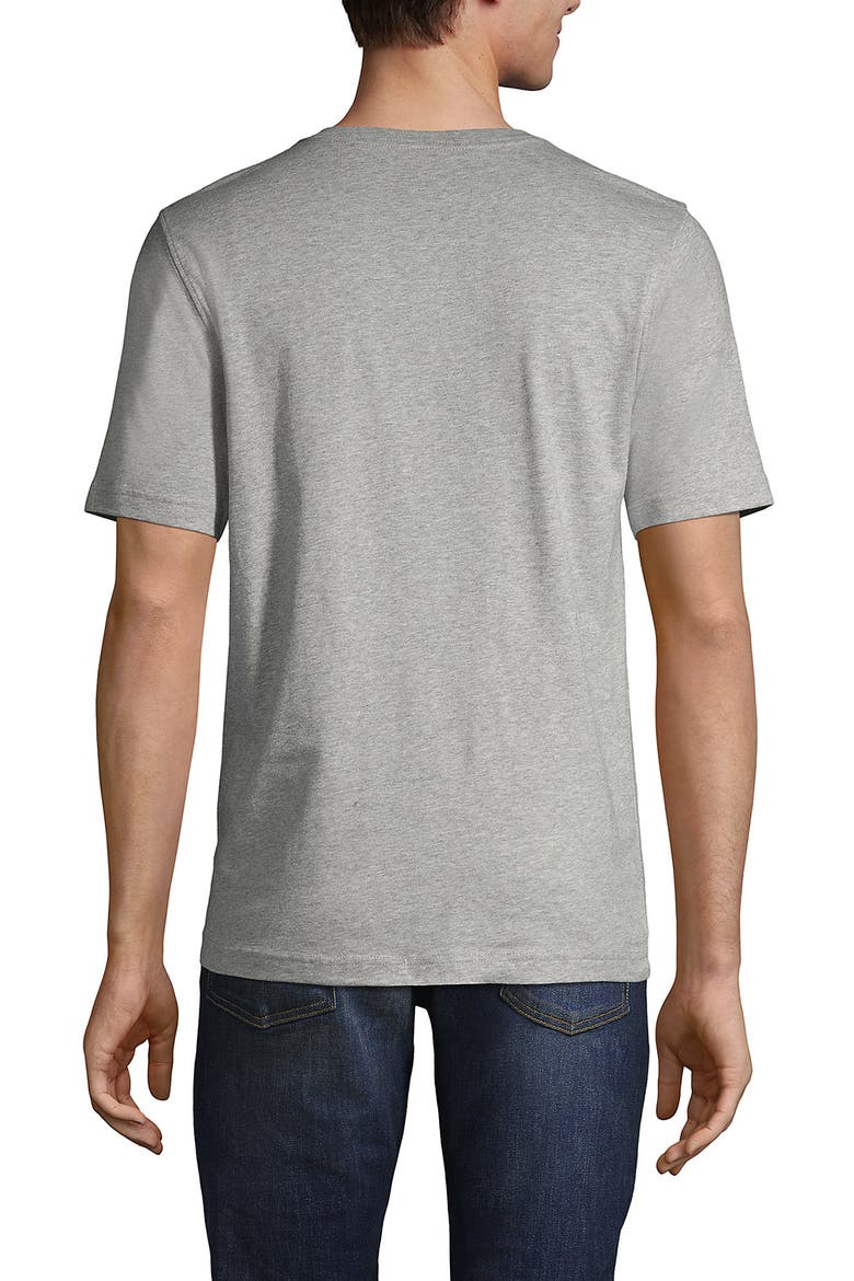 Short Sleeve Super-T Henley, Alternate, color, Gray Heather
