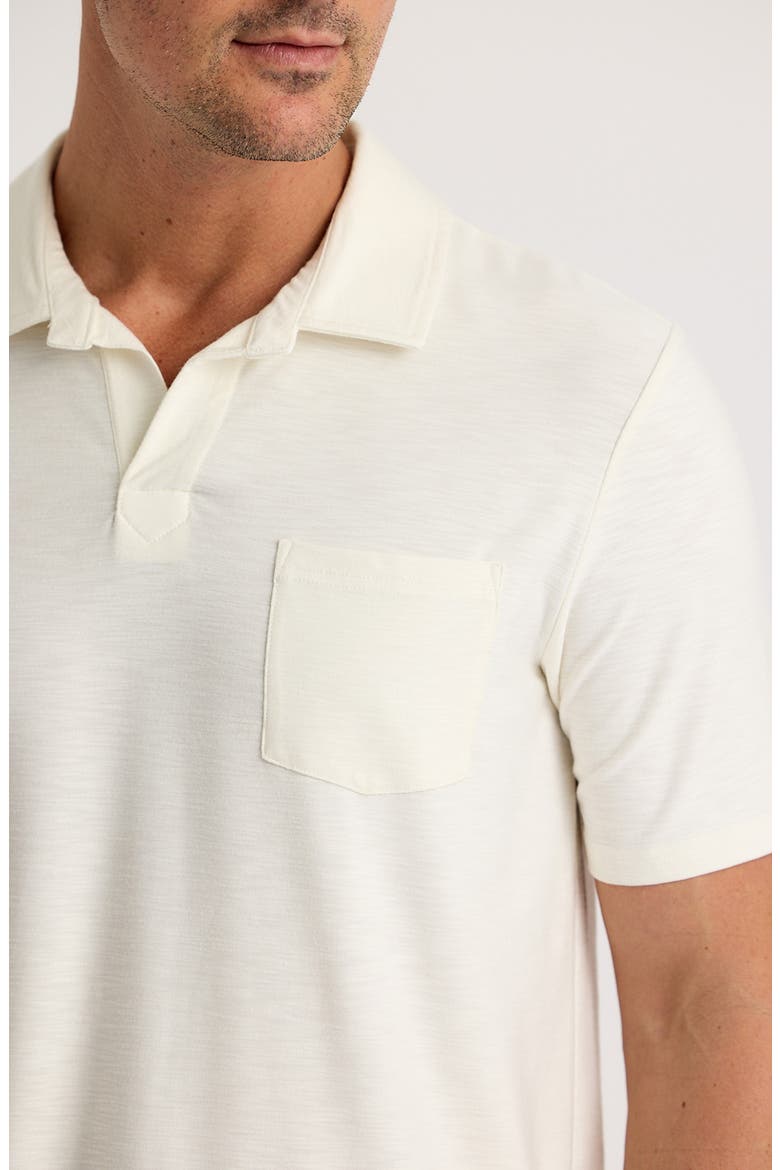 Slub Polo II, Alternate, color, SEA SALT