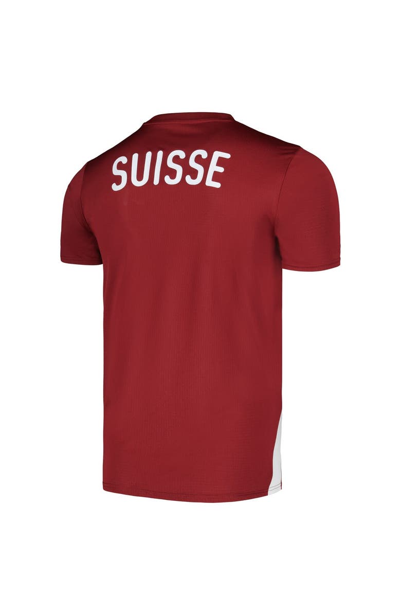 PUMA Men's Puma Red Switzerland National Team 2024 Pre-Match Jersey, Alternate, color, Red