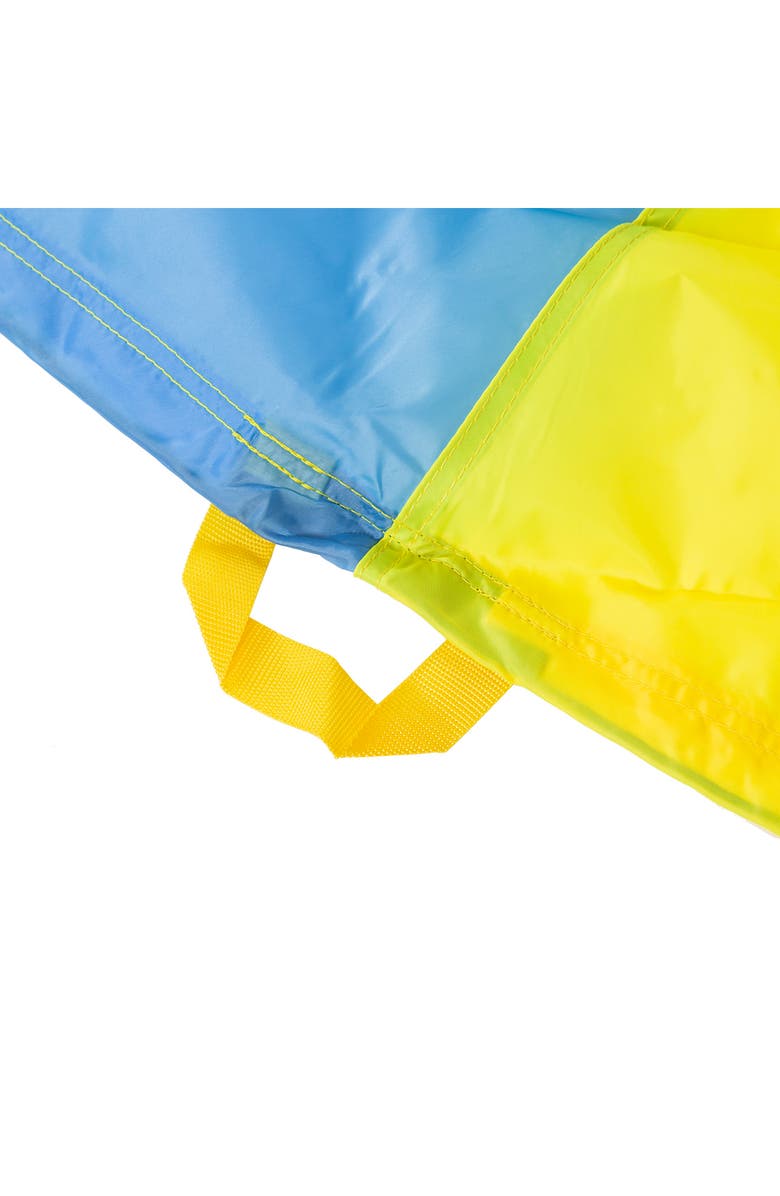 Pacific Play Tents Funchute 6-Foot Play Parachute, Alternate, color, Green Yellow Red Blue