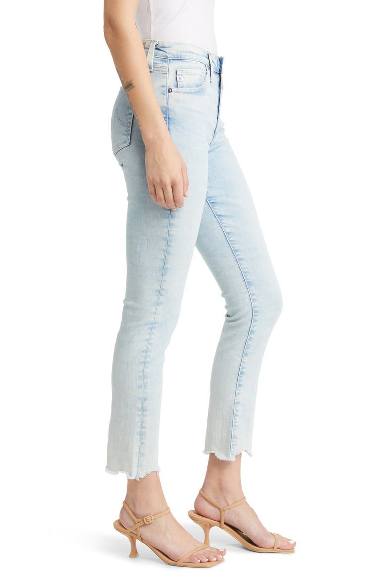 Mari Raw Hem Ankle Slim Jeans, Alternate, color, VP CLEAR SKY