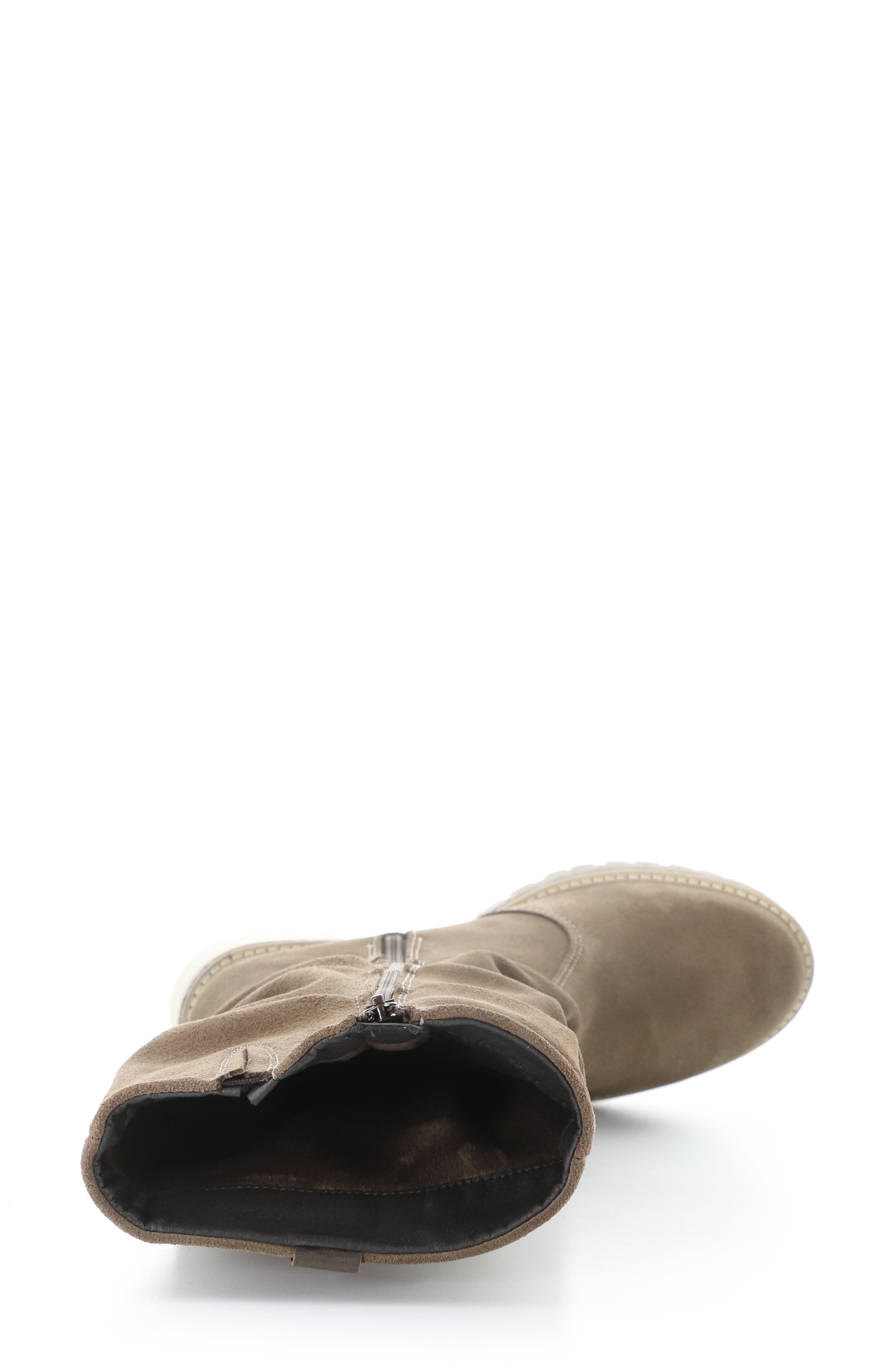 Mist Ruched Boot, Alternate, color, TAUPE/ DKBROWN SUEDE/ SADDLE