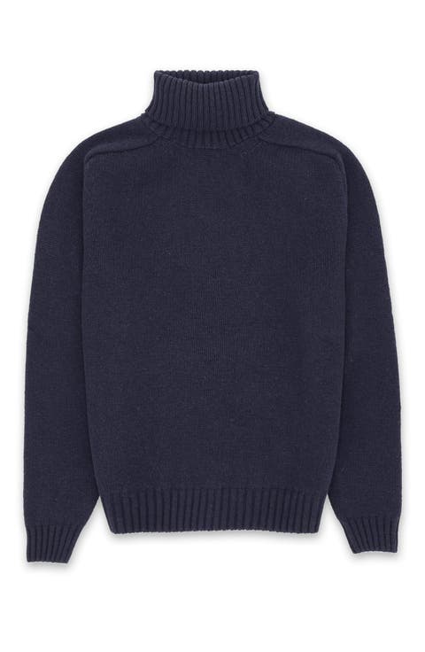 High Neck Merino Wool Jumper