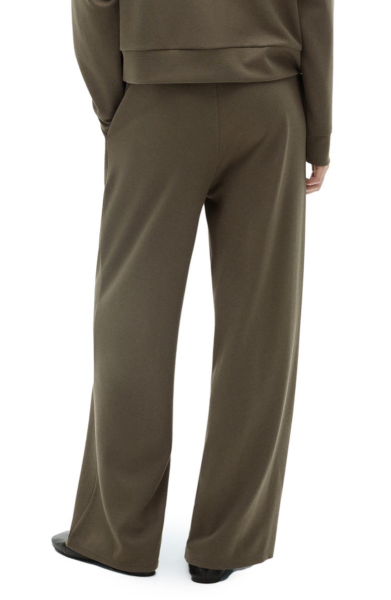 MANGO Tie Waist Wide Leg Pants, Alternate, color, 