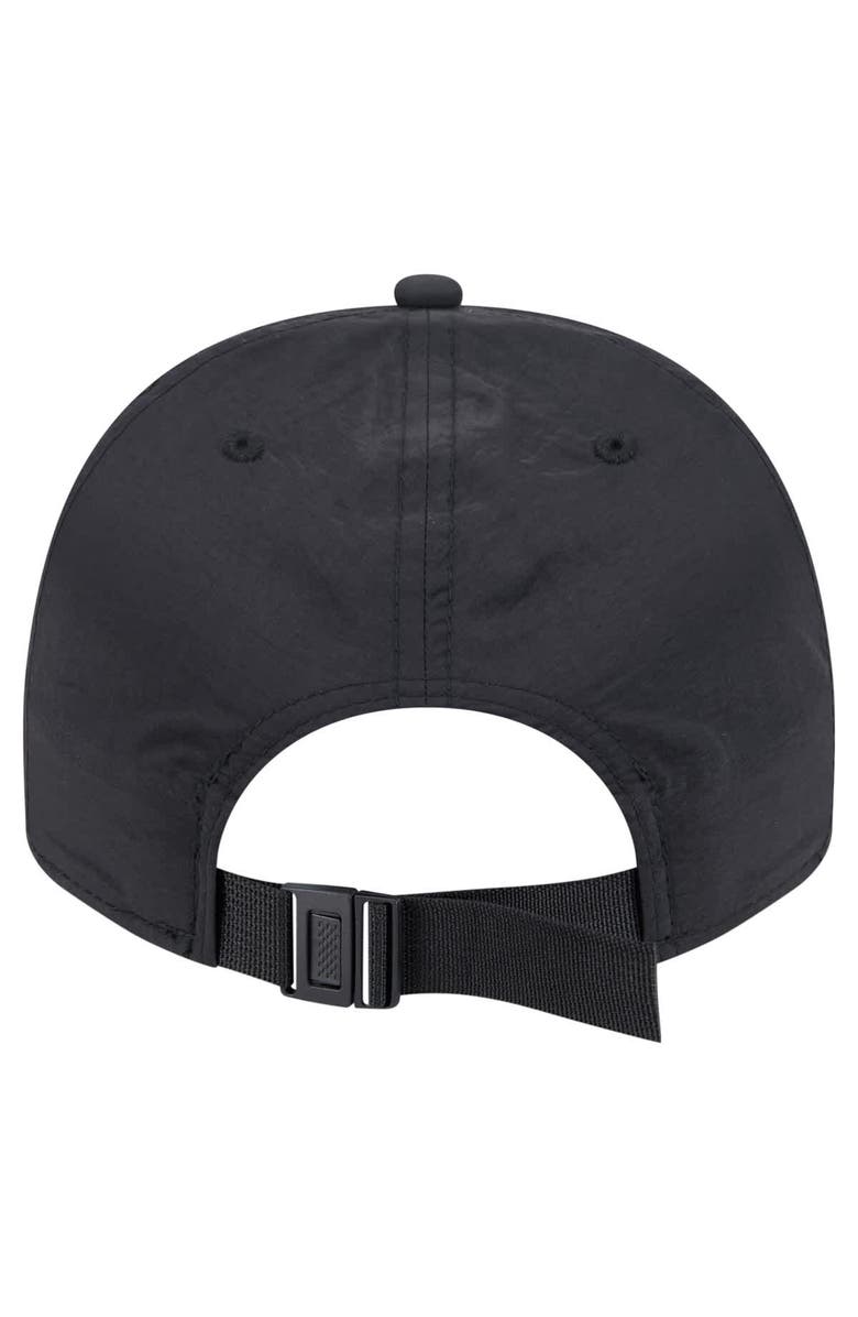 New Era Men's New Era Black Miami Dolphins Throwback Brush Golfer Snapback Hat, Alternate, color,