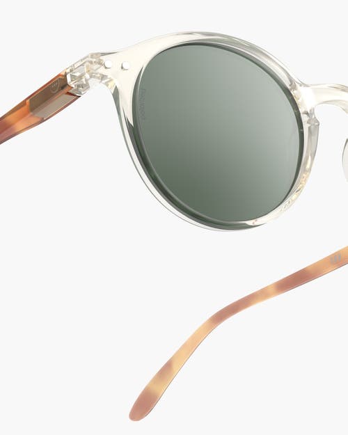 Izipizi Womens #d Sandstorm Round-frame Acetate Sunglasses In Green