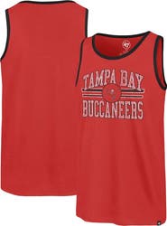 '47 Men's '47  Red Tampa Bay Buccaneers Winger Franklin Tank Top