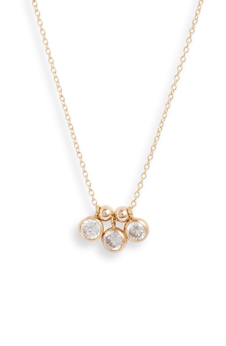 Set & Stones Poppy Cluster Necklace, Main, color, 