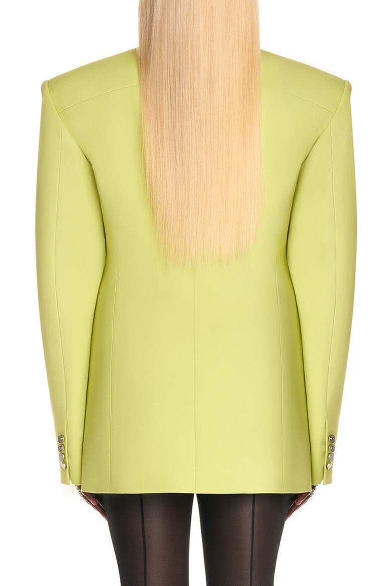 Oversize Wool Twill Jacket, Alternate, color, LIME GREEN