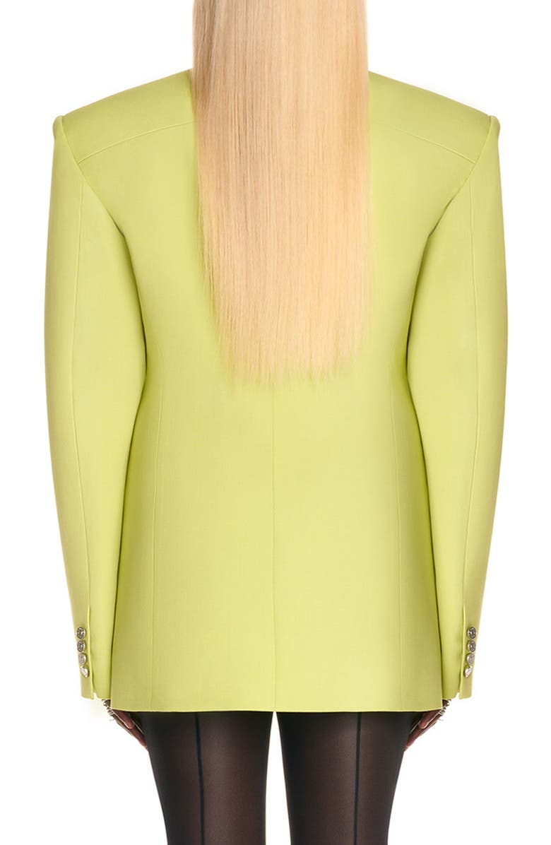 MUGLER Oversize Wool Twill Jacket, Alternate, color,