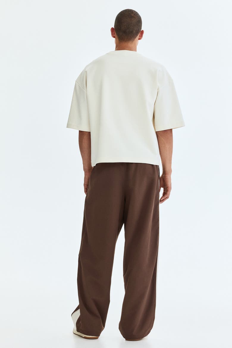 Loose Fit Nylon Track Pants, Alternate, color, Brown/Sport 92